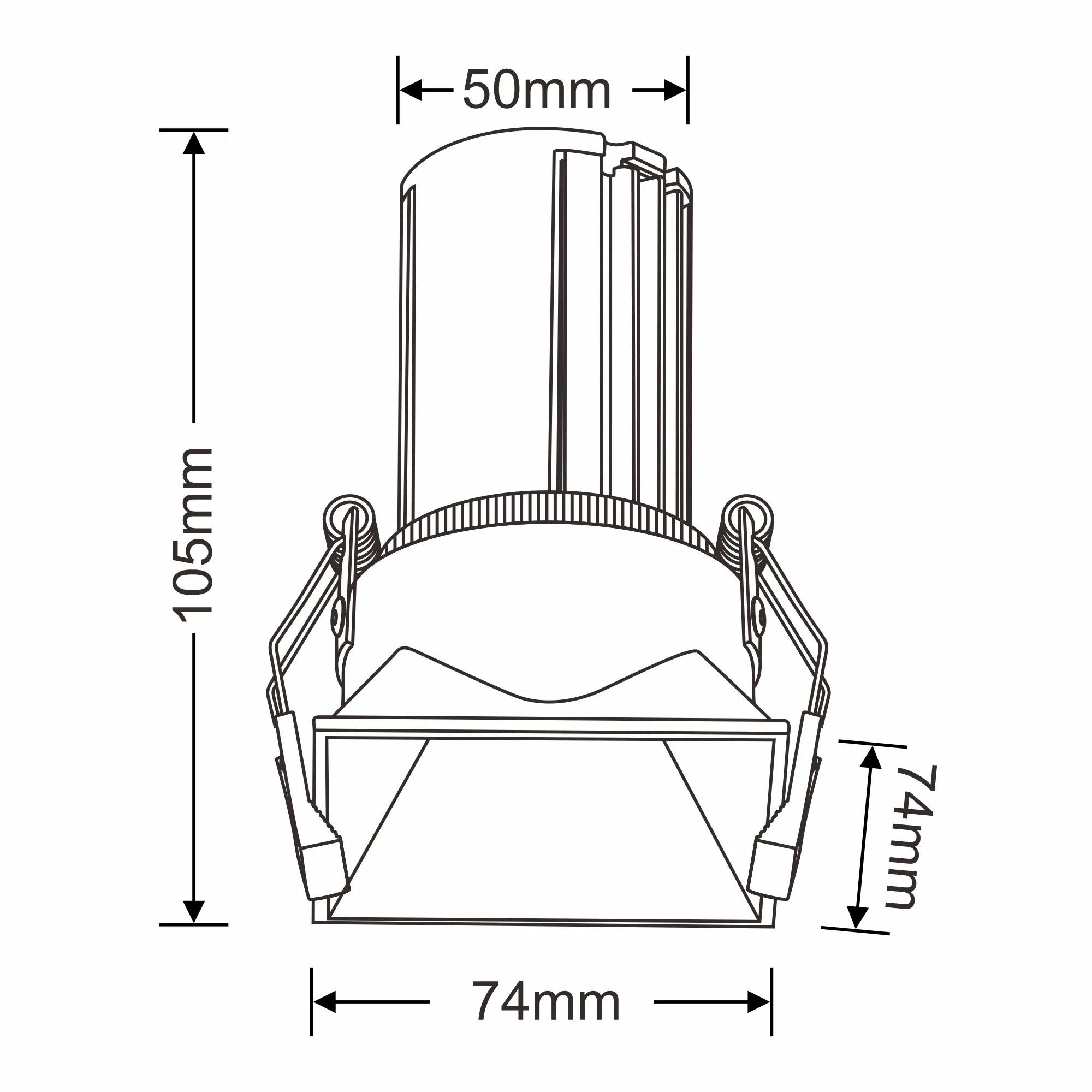 Biox 12 Recessed Ceiling Luminaires Dlux Round Recess Ceiling